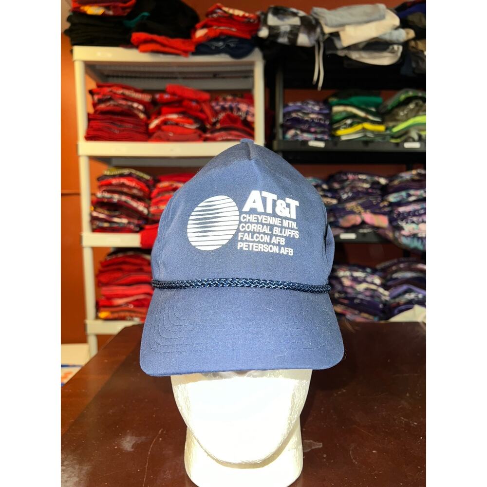 Vintage AT&T Hat Cheyenne Mountain Falcon Peterson AFB Air Force Base Cap